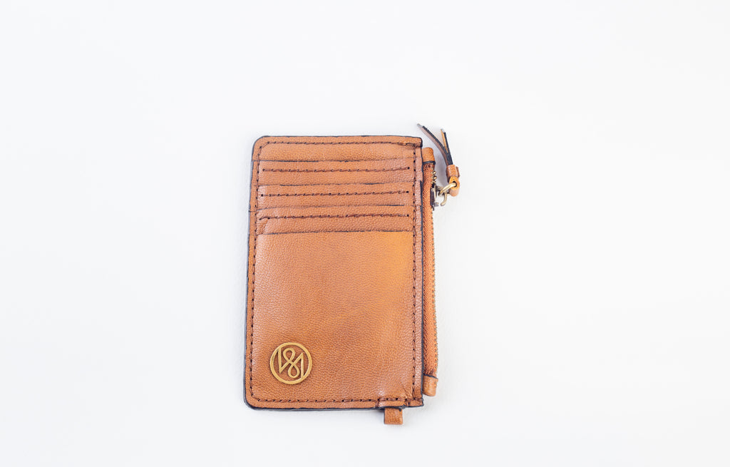 Mini Zip Premium Leather Wallet