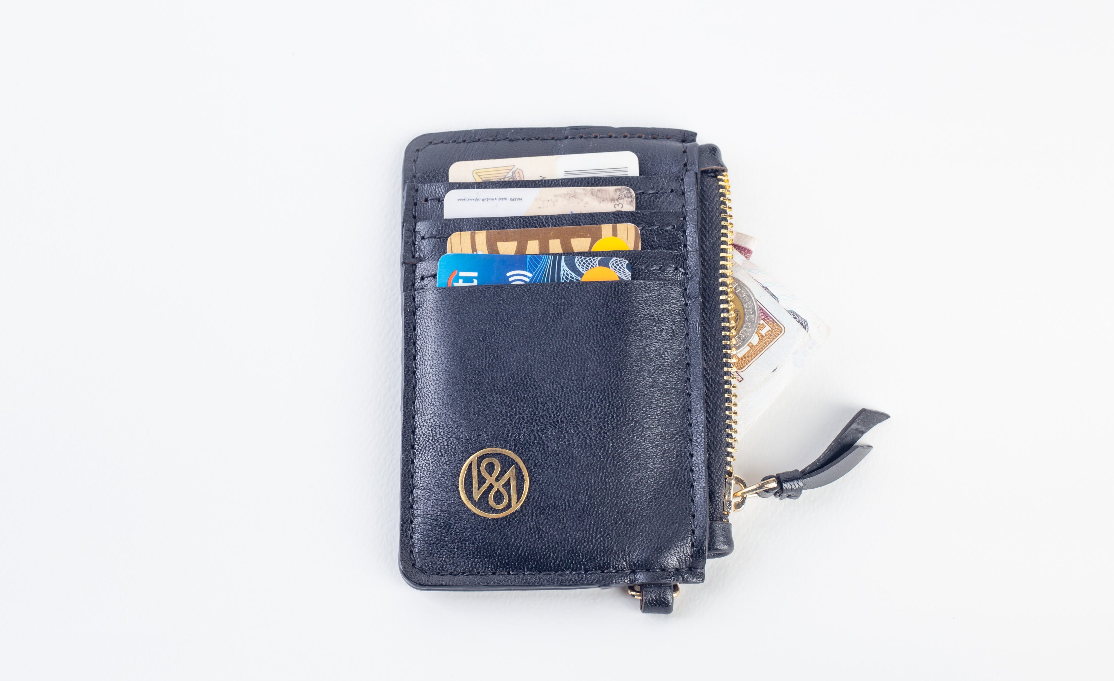 Mini Zip Premium Leather Wallet