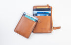 Stylish Zipper Wallet + Card Holder Set