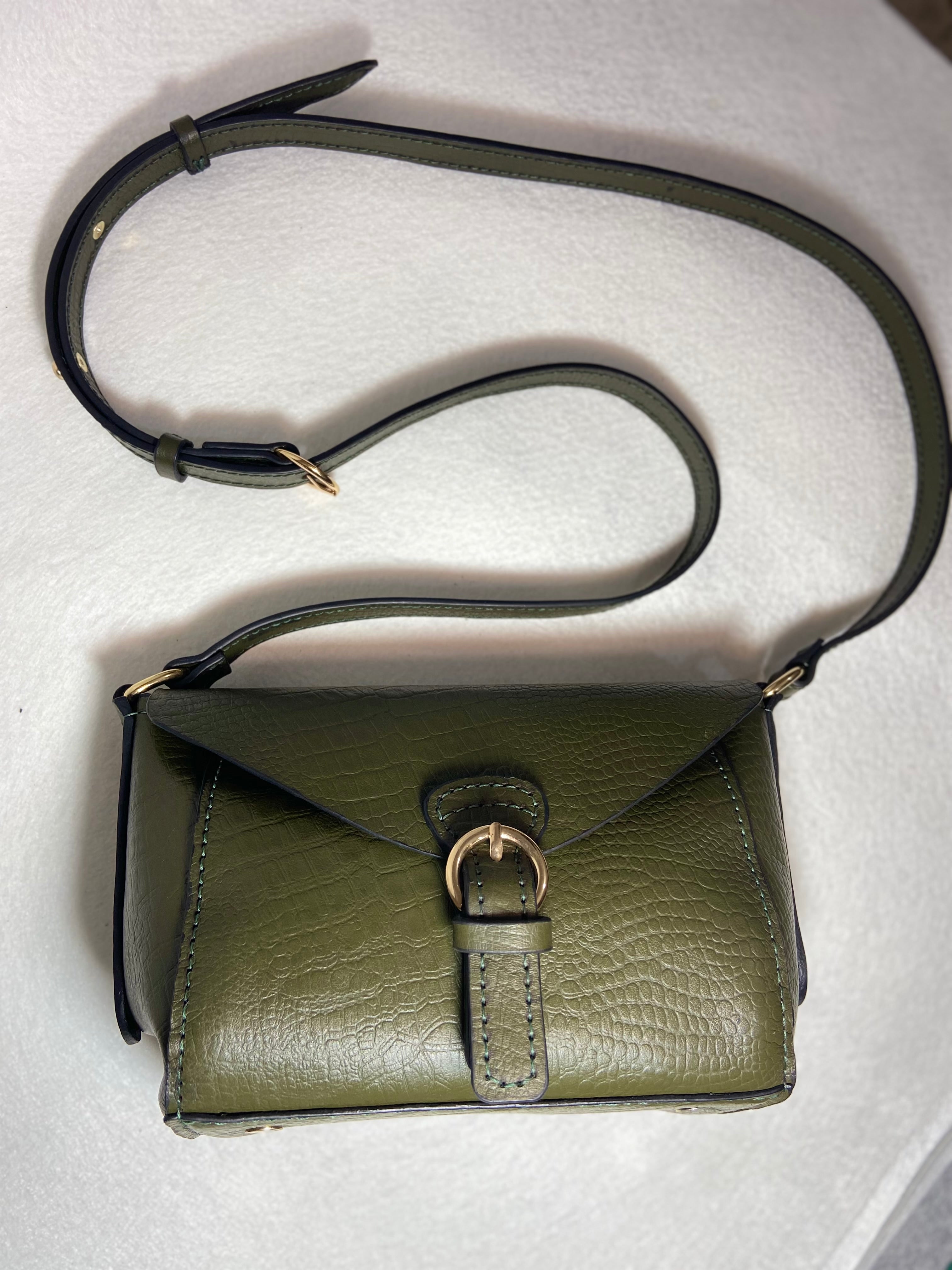 Scarlet Olive Green crossbody bag