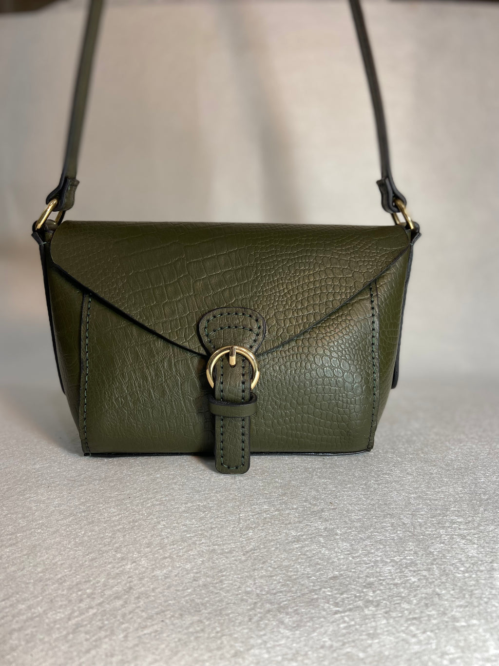 Scarlet Olive Green crossbody bag
