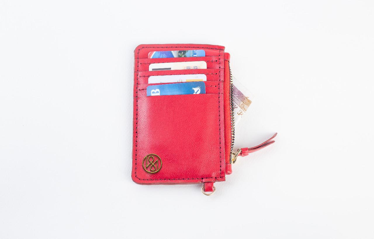 Mini Zip Premium Leather Wallet