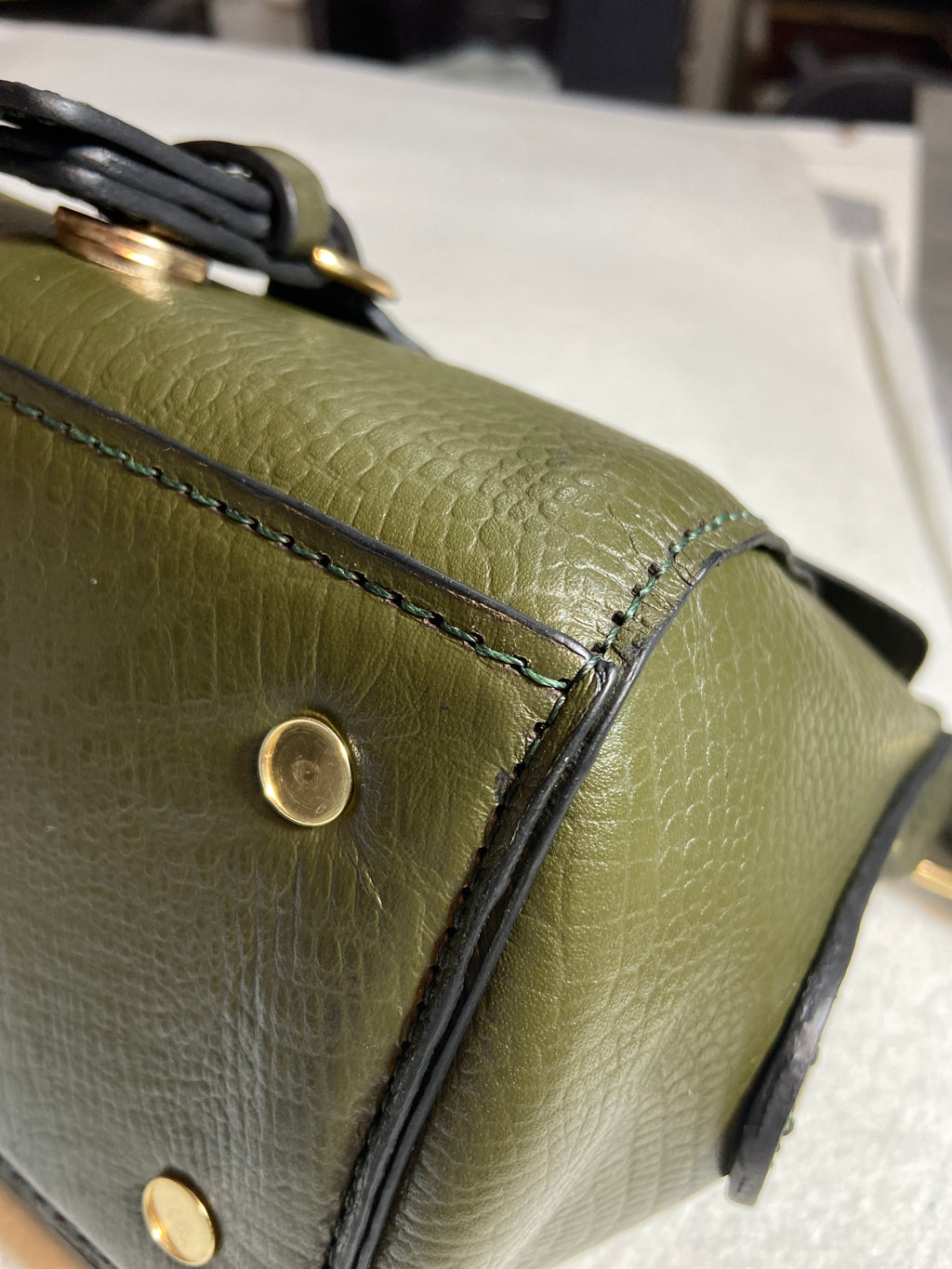 Scarlet Olive Green crossbody bag