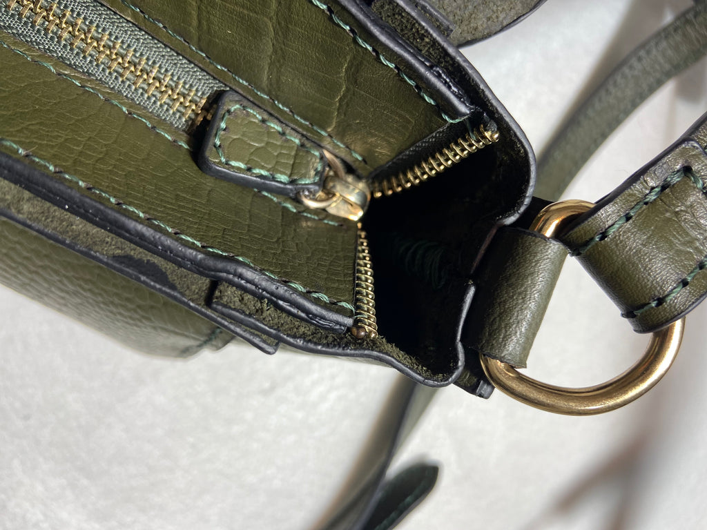 Scarlet Olive Green crossbody bag