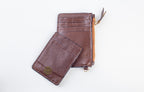 Stylish Zipper Wallet + Card Holder Set