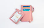 Stylish Zipper Wallet + Card Holder Set
