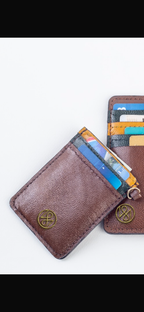 Stylish Zipper Wallet + Card Holder Set