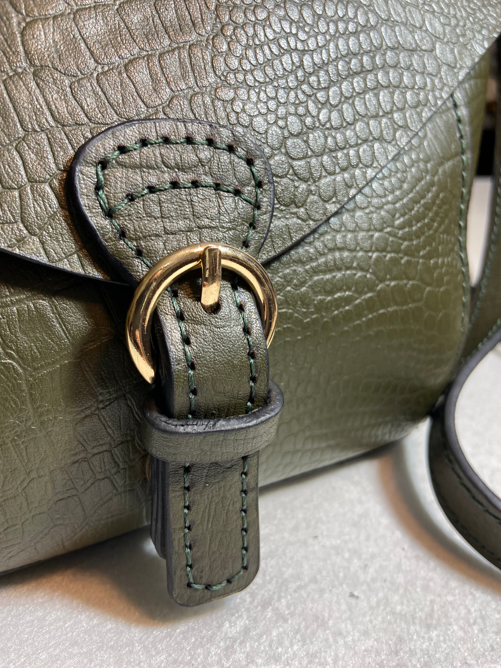 Scarlet Olive Green crossbody bag