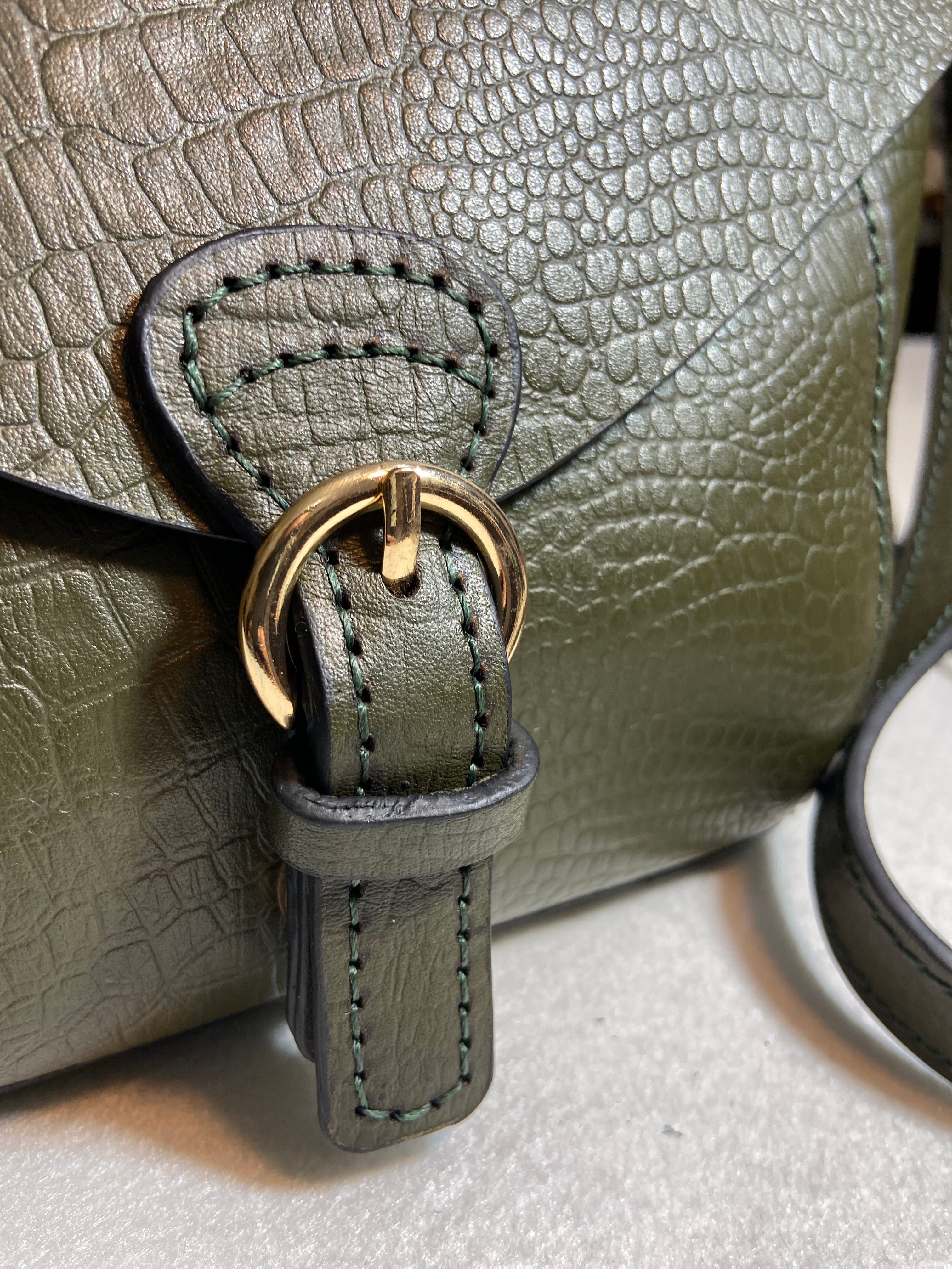 Scarlet Olive Green crossbody bag