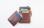 Stylish Zipper Wallet + Card Holder Set